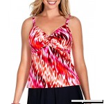 Miraclesuit Womens Front Knot Tankini Swim Top 12 B07PHYV4VW